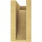 Ekena Millwork 4"W x 8"D x 8"H Classic Del Monte Rough Cedar Woodgrain TimberThane Corbel, Primed Tan CORUR04X08X08DELRCPR - alternate 4